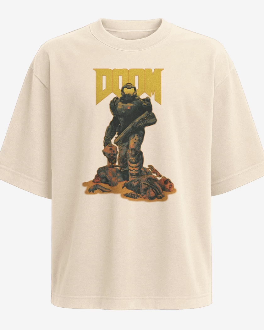 Polera Oversize Doom Hunter
