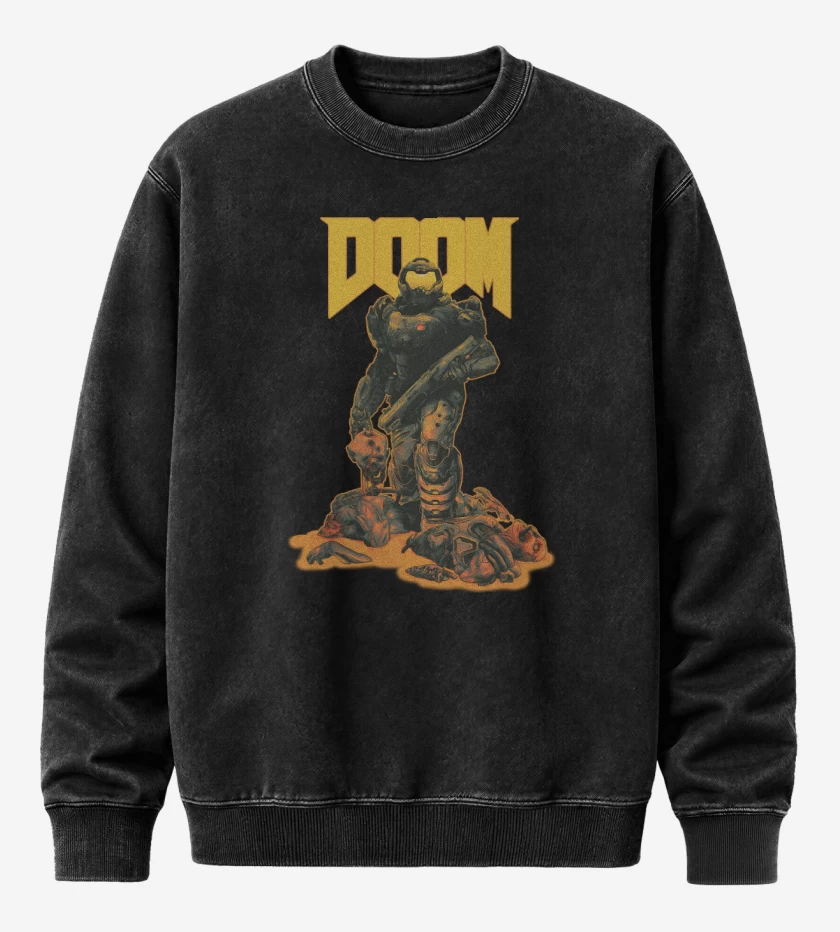 Poleron Polo Acid Wash Doom Hunter
