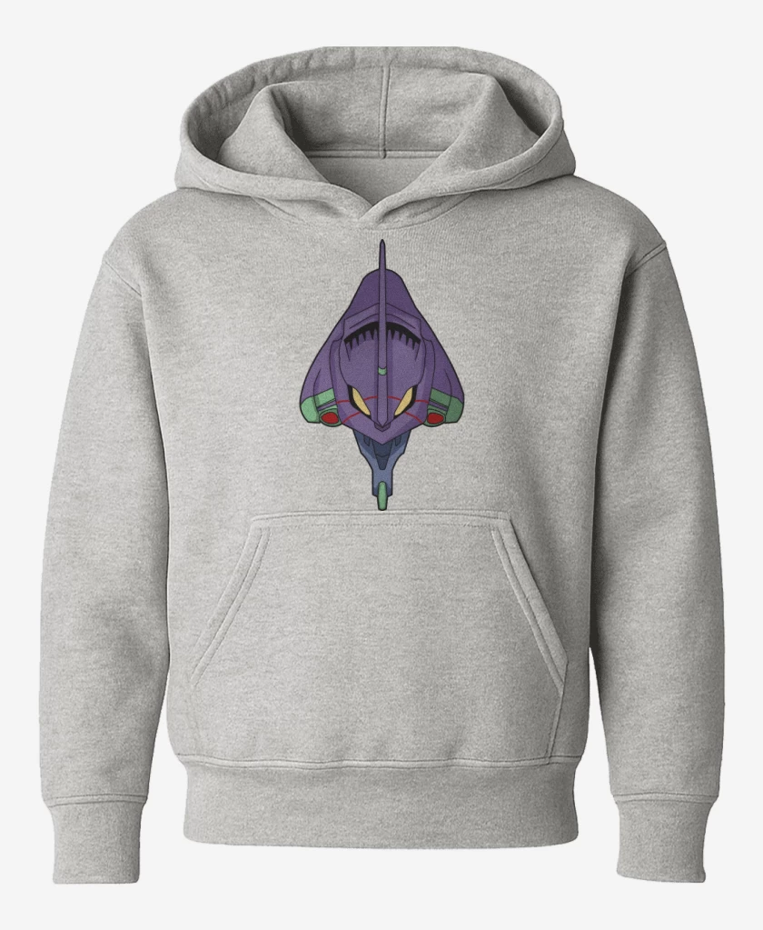 Poleron de niño Gris Melange de Eva 001