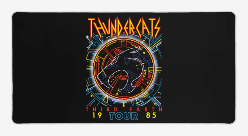 Mouse pad Gamer Negro de Def Thundercats 