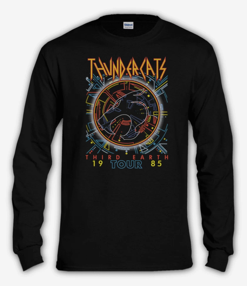 Polera manga larga Negro de Def Thundercats 