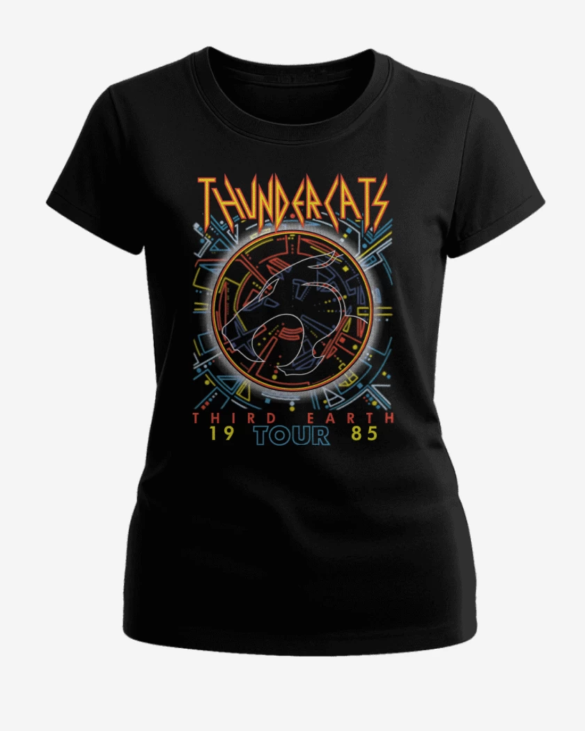 Polera de Mujer Negro de Def Thundercats 