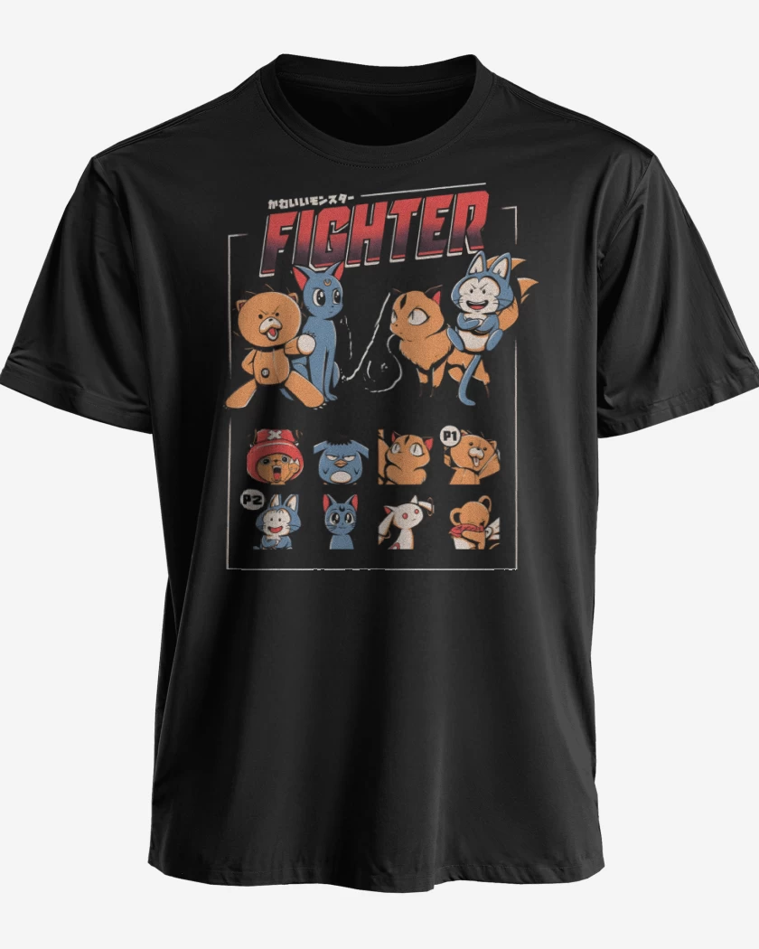 Polera premium Versus de Compañeros de Anime