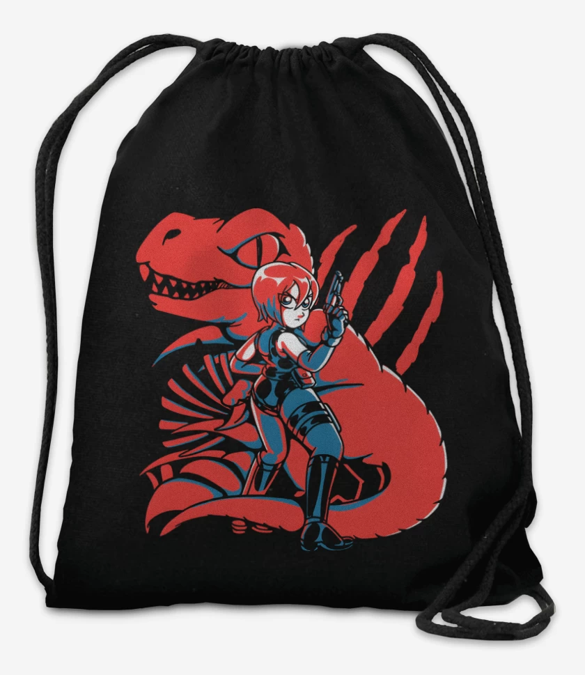 Mochila Negro de Dino Dino
