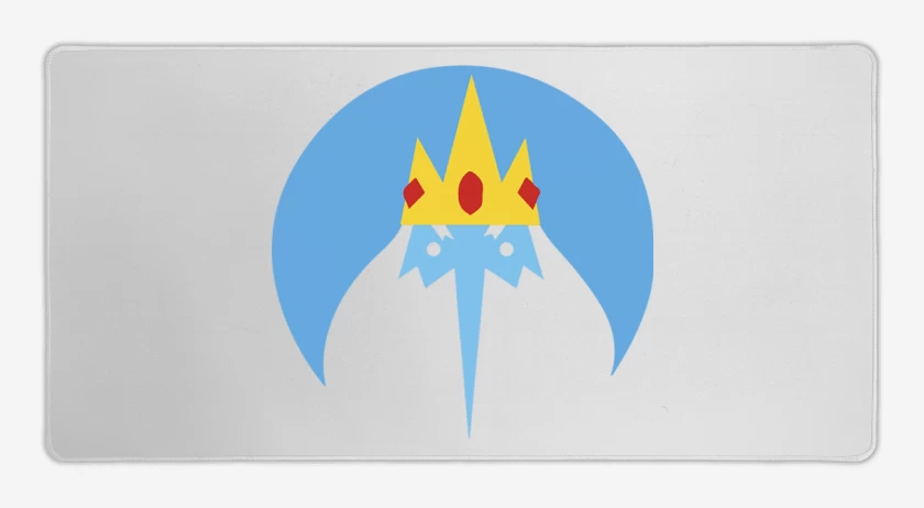 Mouse pad Gamer Blanco de hora de aventura