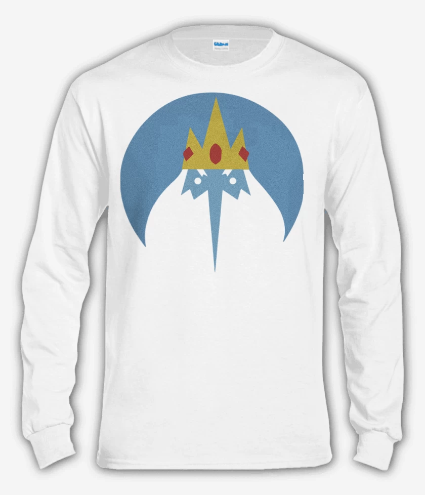 Polera manga larga Blanco de hora de aventura