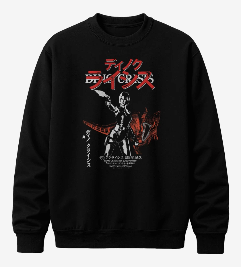 Poleron polo Negro de Original Dino Crisis