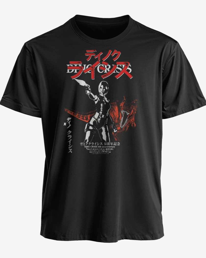 Polera premium Negro de Original Dino Crisis
