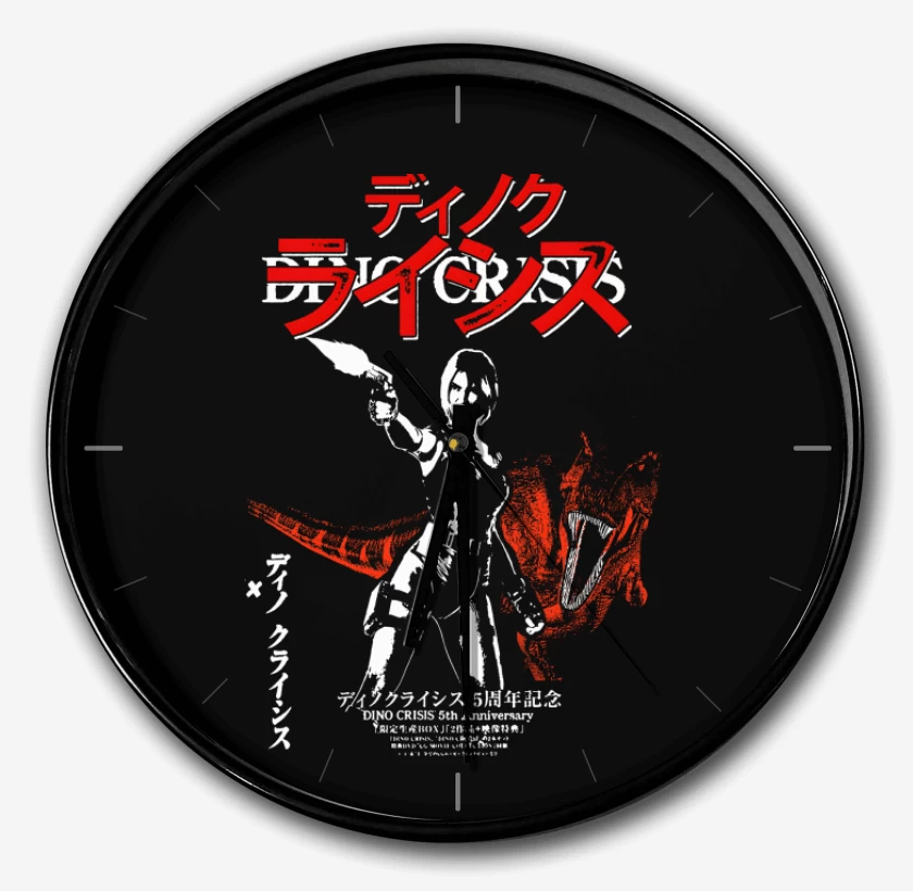 Reloj Negro de Original Dino Crisis