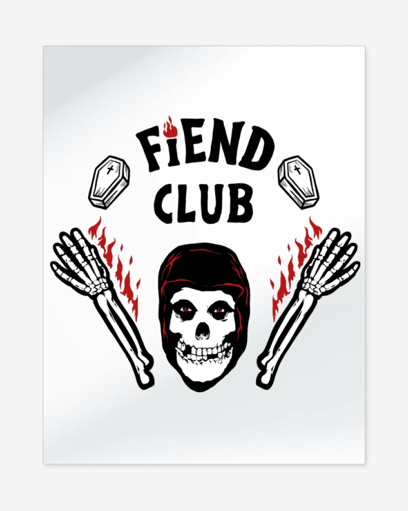Print metalico Fiend Club 