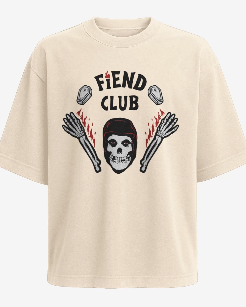 Polera Oversize Fiend Club 