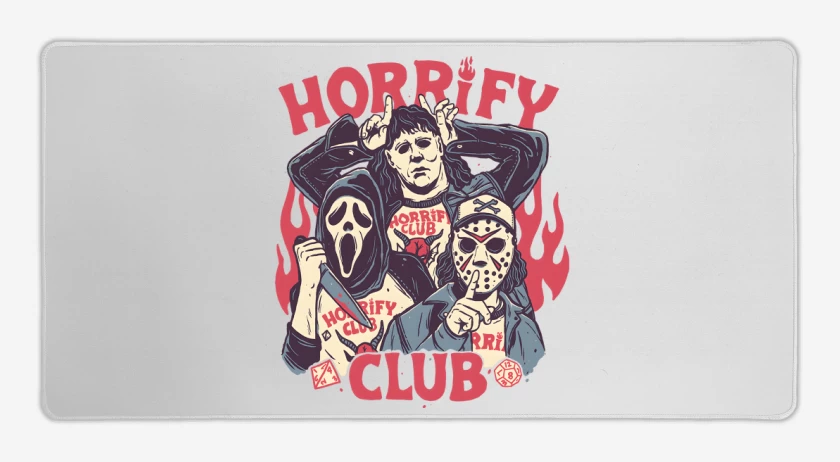 Mouse pad Gamer Blanco de Horrify Ckyb
