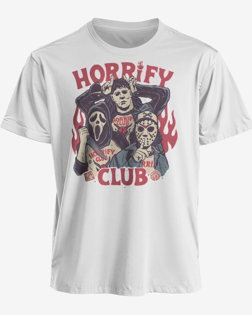 Polera premium Blanco de Horrify Ckyb