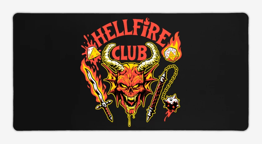 Mouse pad Gamer Satanic Hellfire Club