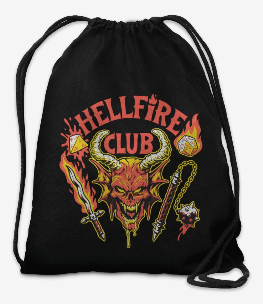 Mochila Negro de Satanic Hellfire Club