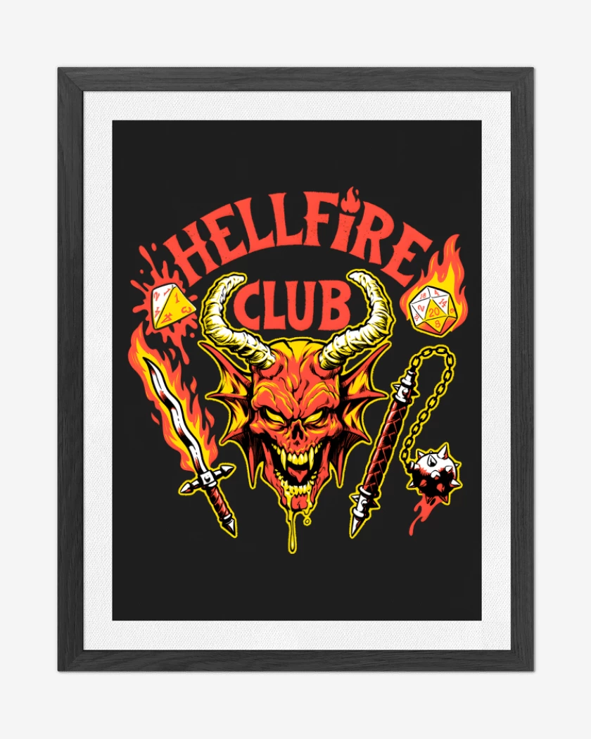 Cuadro decorativo Satanic Hellfire Club
