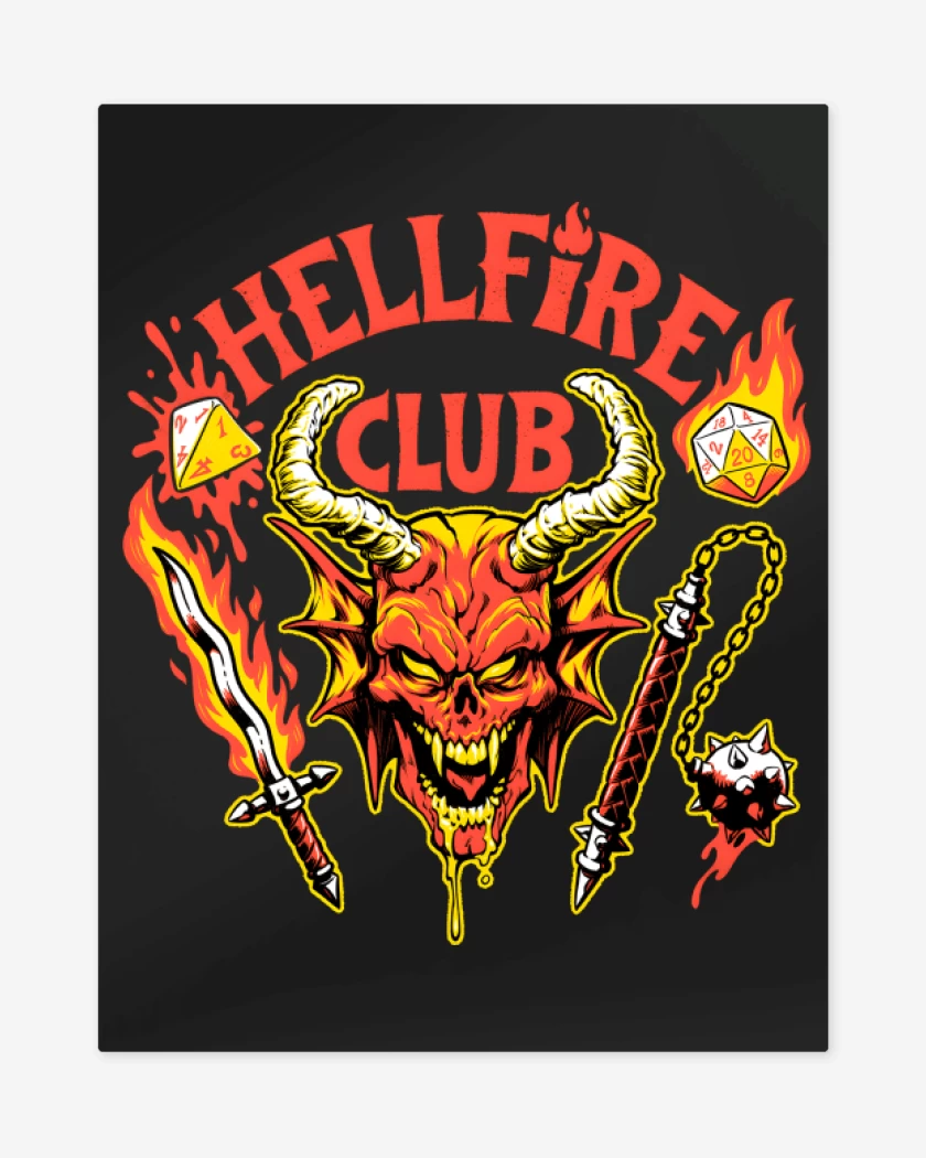 Print metalico Satanic Hellfire Club
