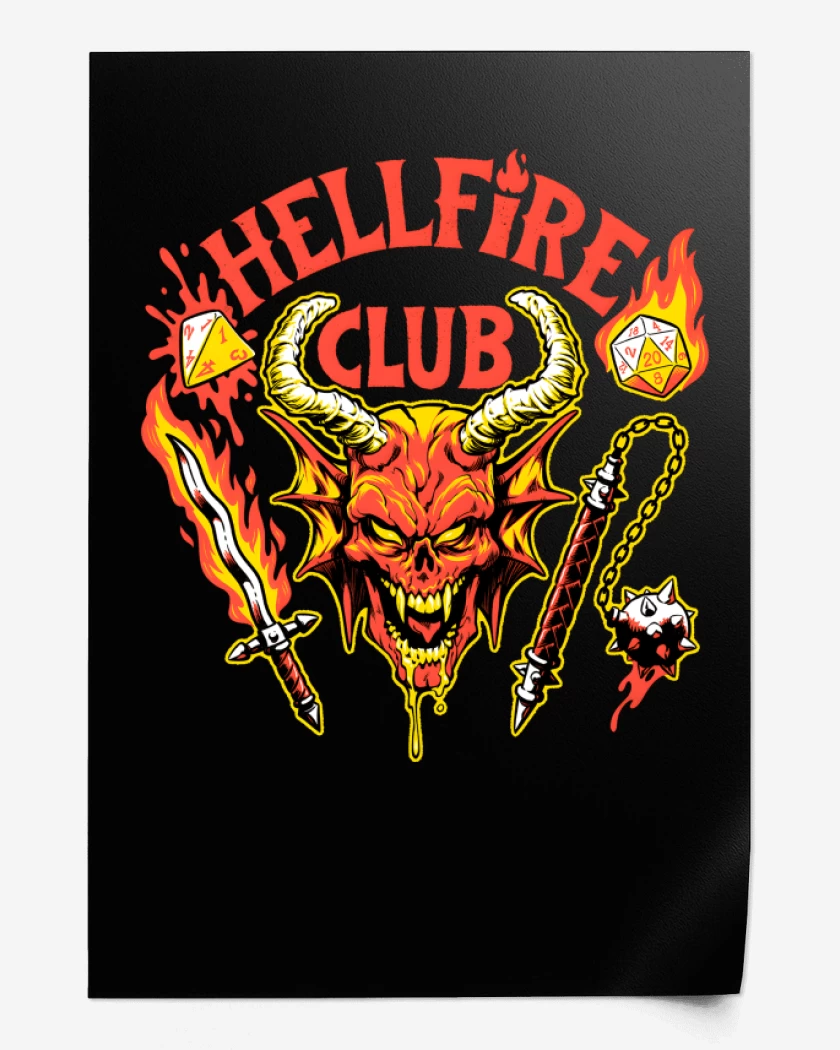 Print Satanic Hellfire Club
