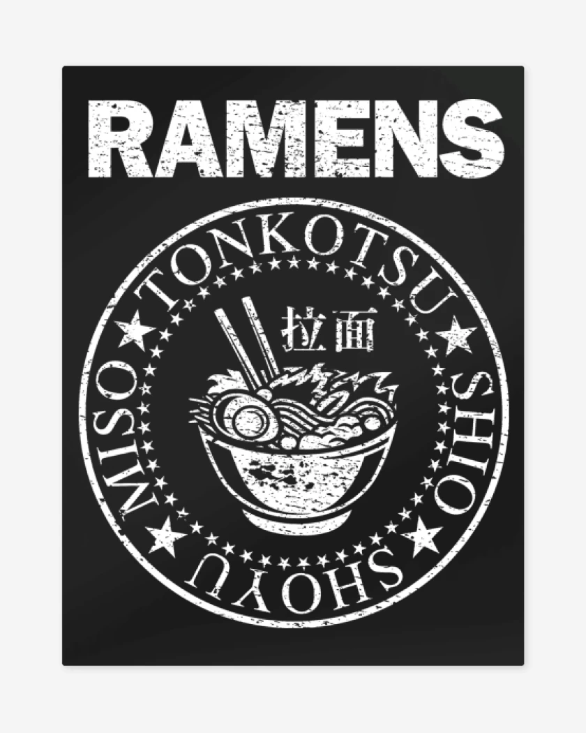 Print metalico Ramens