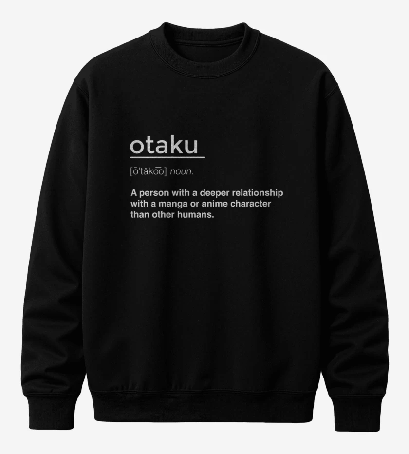 Poleron polo Negro de Otaku