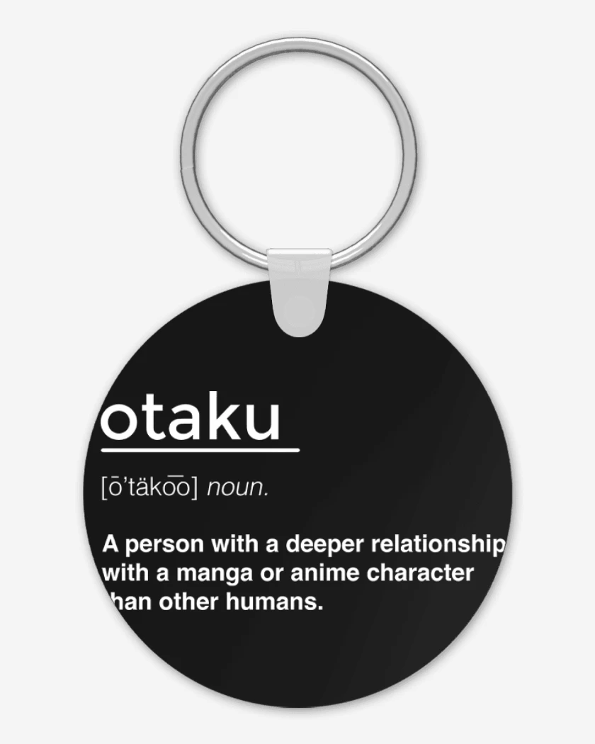 Llavero Negro de Otaku