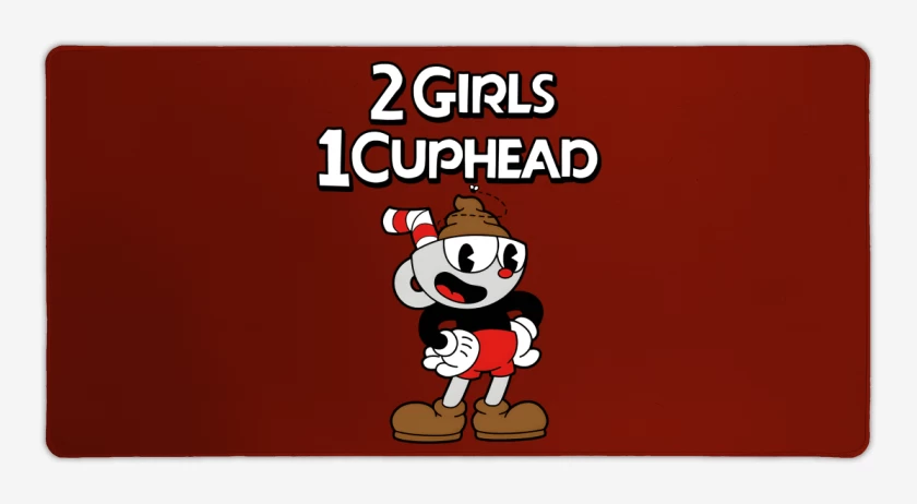 Mouse pad Gamer 2 Girls 1 Cuphead