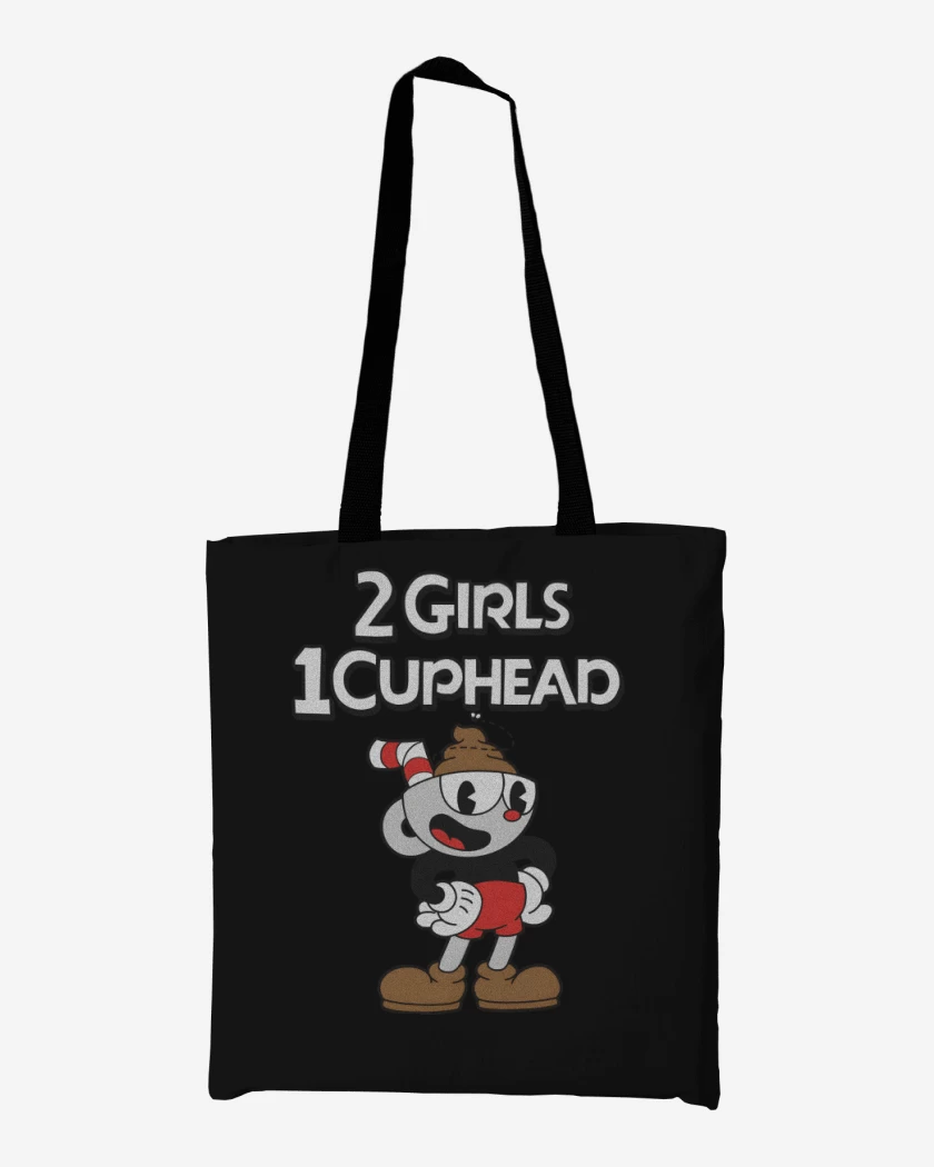 Totebag 2 Girls 1 Cuphead