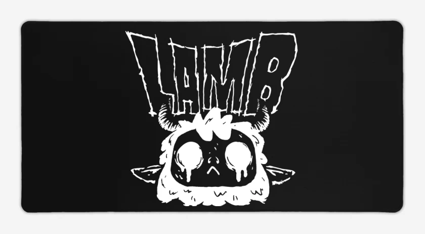 Mouse pad Gamer Negro de Lamb