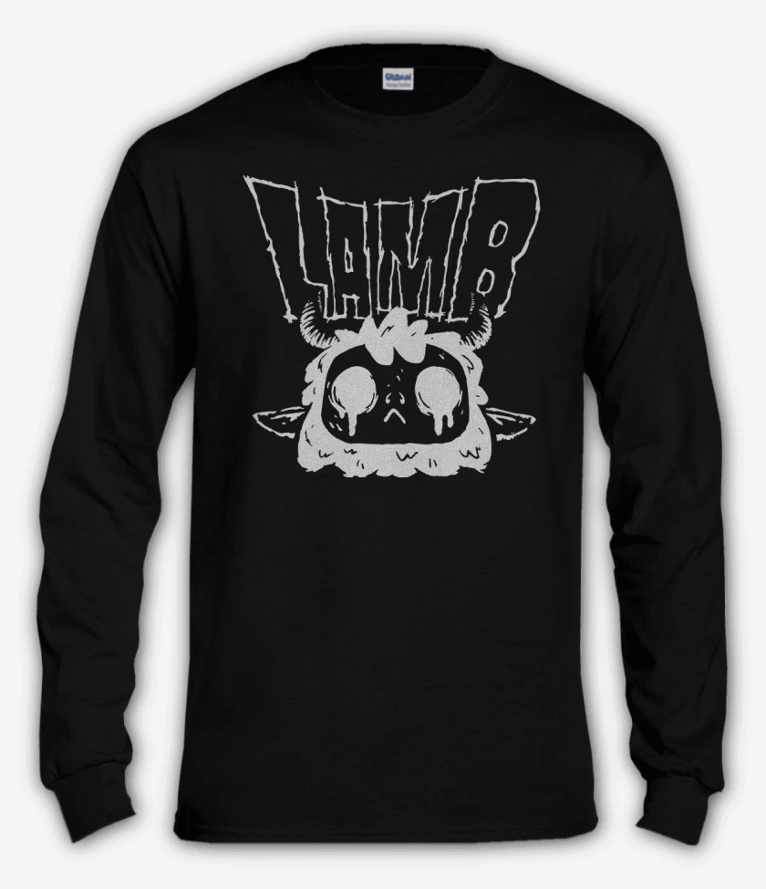 Polera manga larga Negro de Lamb