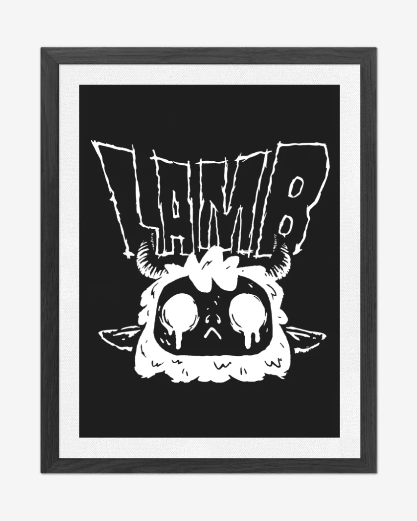 Cuadro decorativo Negro de Lamb