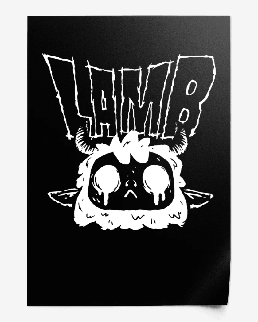 Print Negro de Lamb