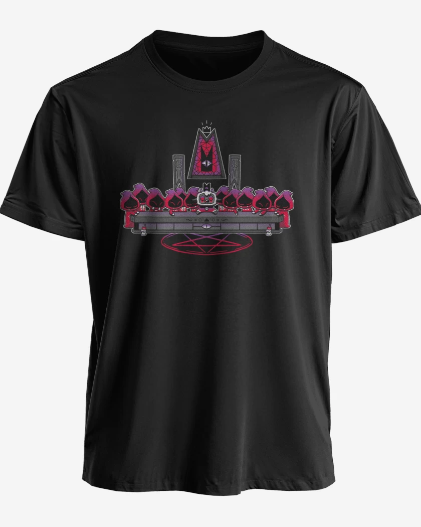 Polera premium Negro de La Última Cena del Cordero