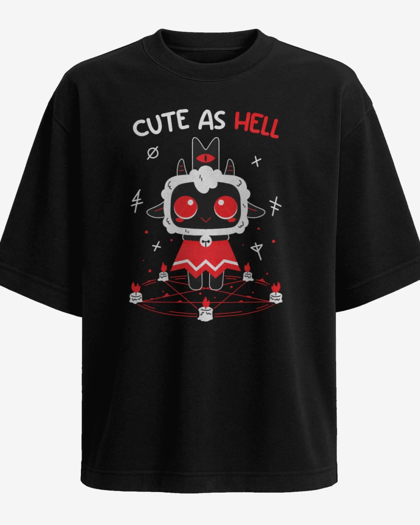 Polera Oversize Cute as Hell