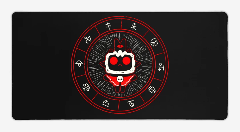 Mouse pad Gamer Negro de Cult!