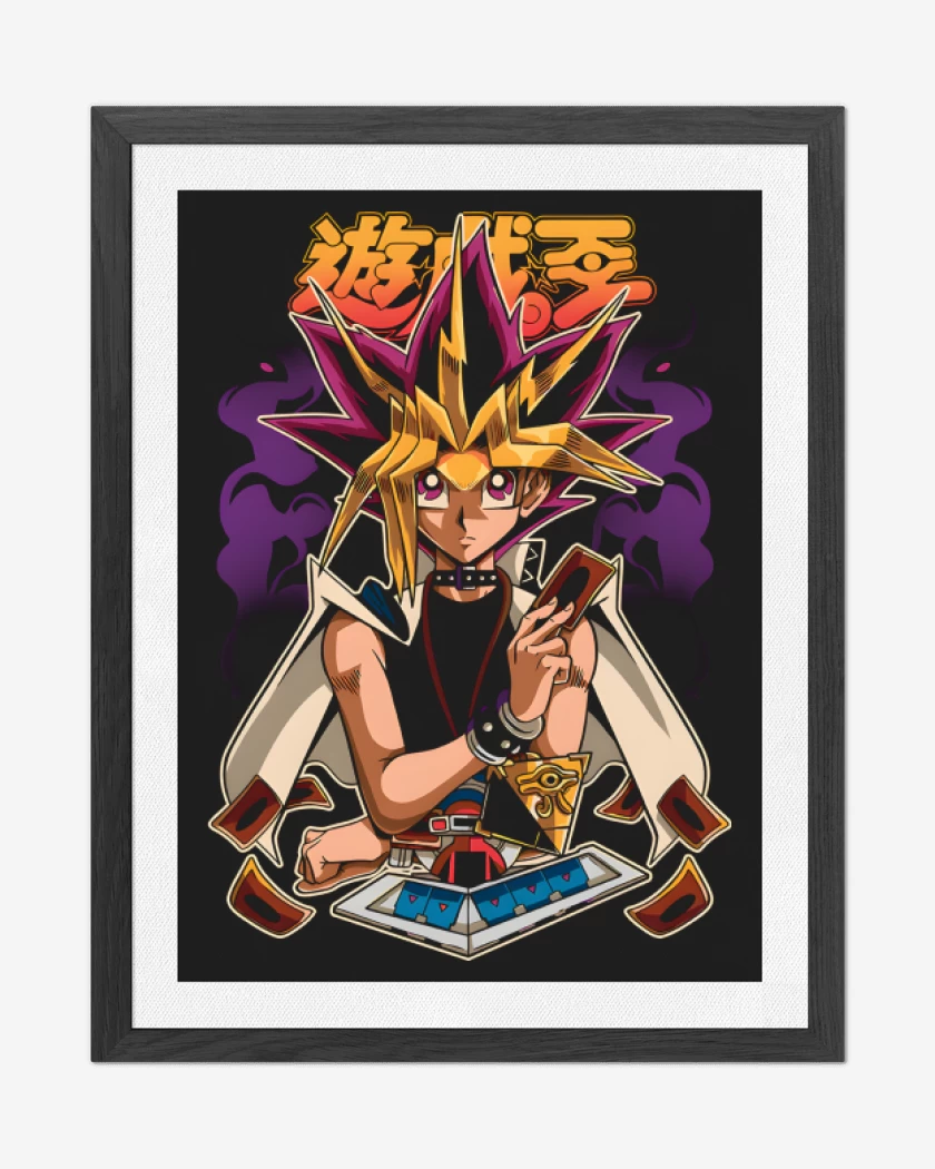 Cuadro decorativo Negro de Yugi