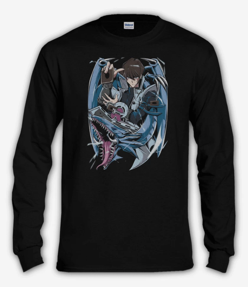 Polera manga larga Negro de Seto Kaiba