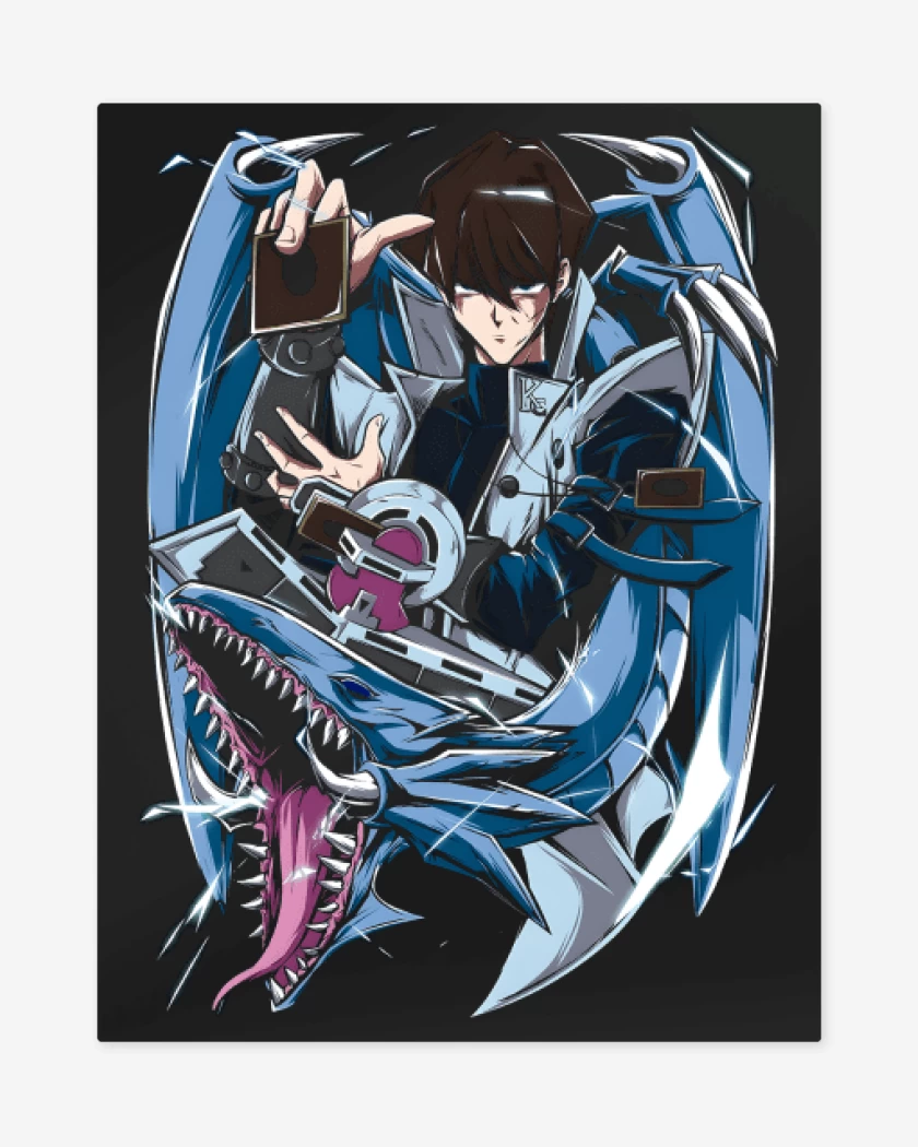 Print metalico Negro de Seto Kaiba