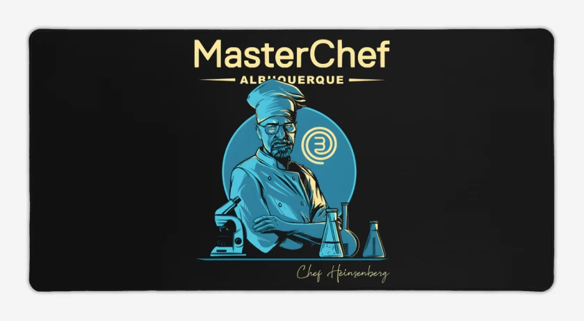 Mouse pad Gamer Negro de Master Chef Albuquerque