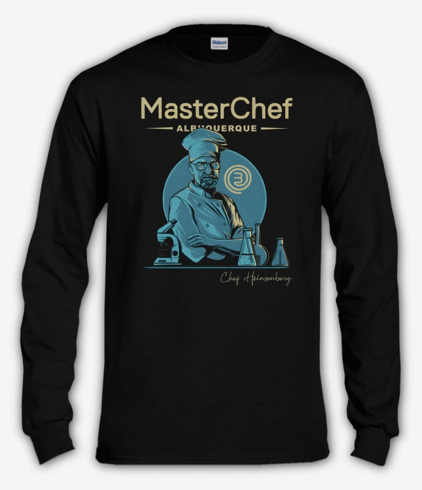 Polera manga larga Negro de Master Chef Albuquerque