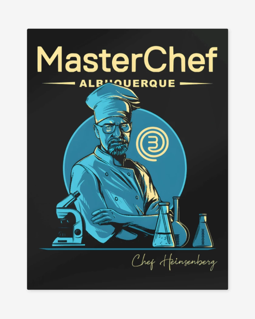Print metalico Negro de Master Chef Albuquerque