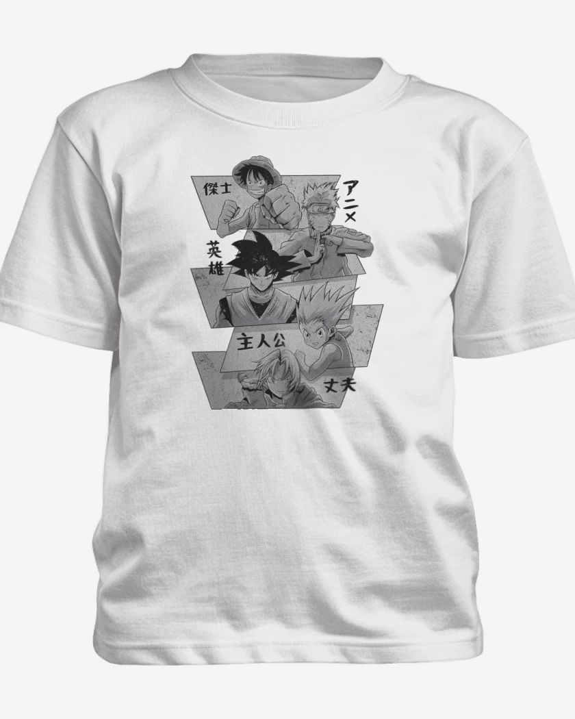 Polera de niño Héroes de Japón