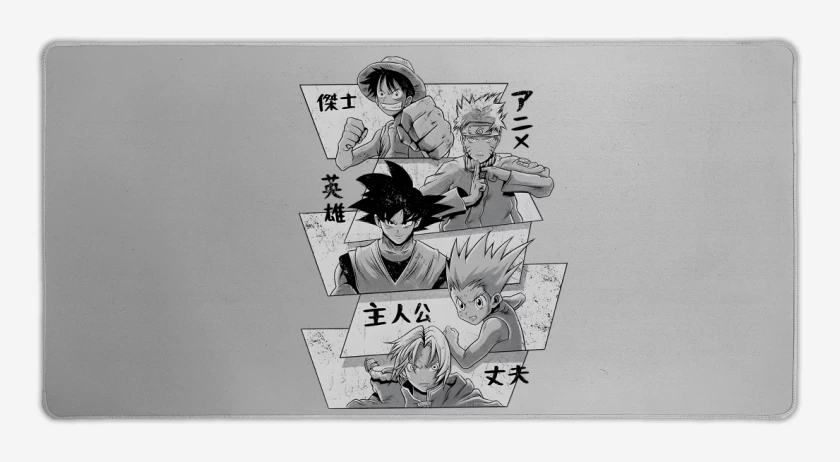 Mouse pad Gamer Héroes de Japón