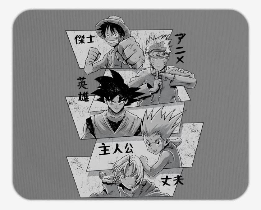 Mousepad Héroes de Japón