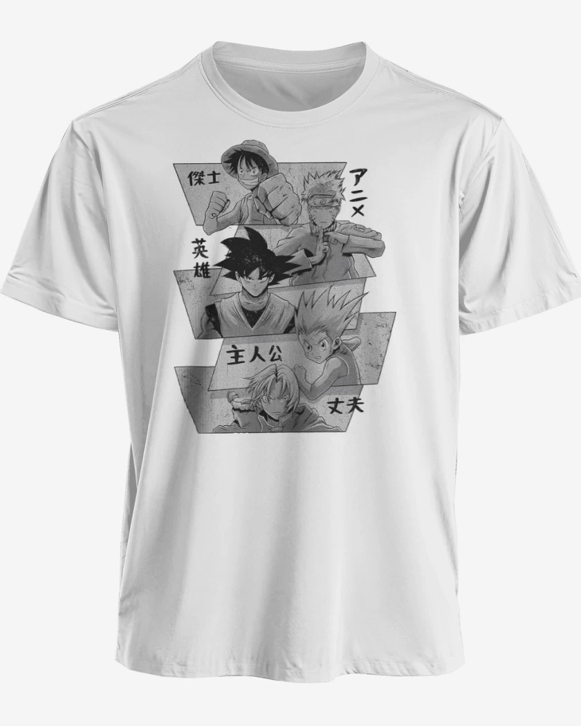 Polera premium Héroes de Japón