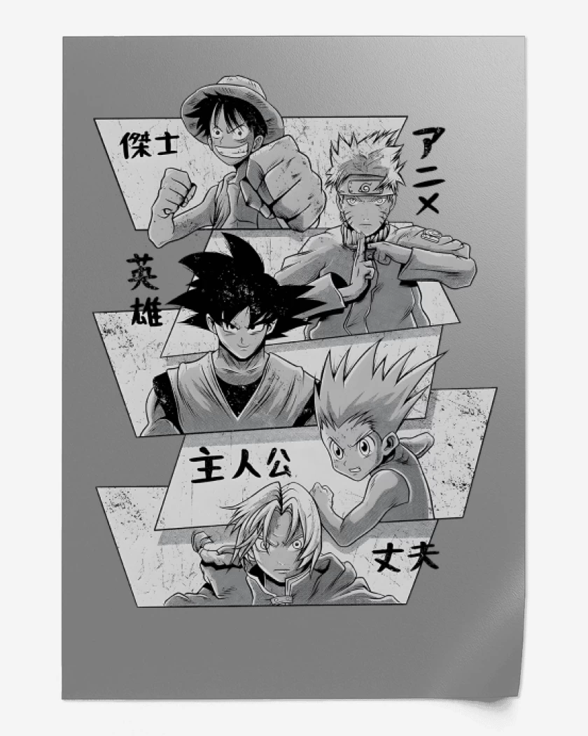 Print Héroes de Japón