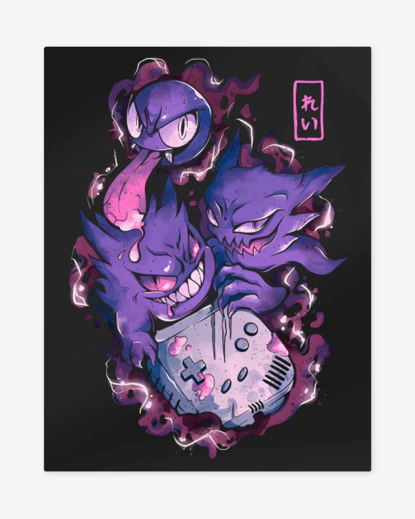 Print metalico Negro de Ghostboy