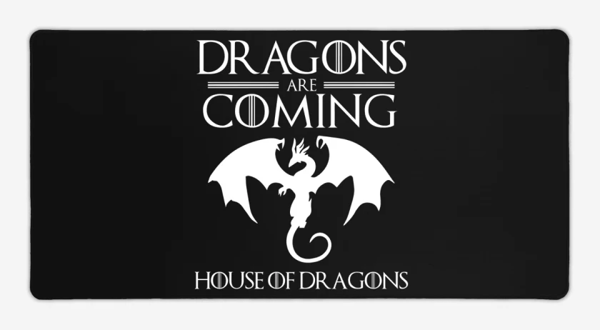 Mouse pad Gamer Dragons are Coming
