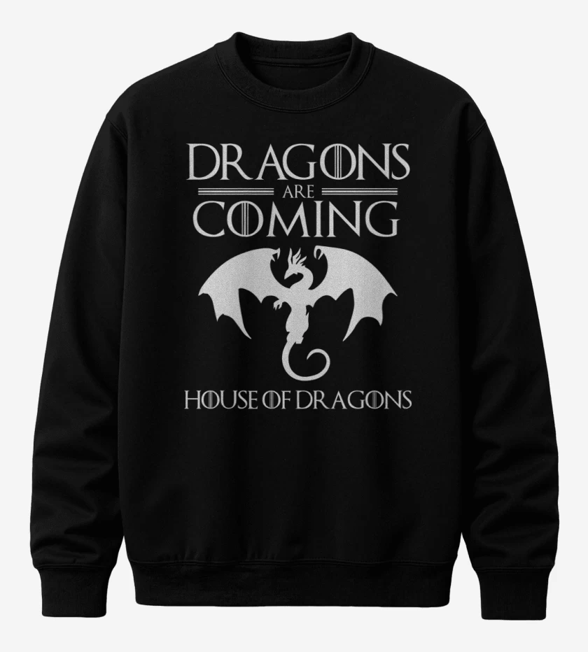 Poleron polo Dragons are Coming