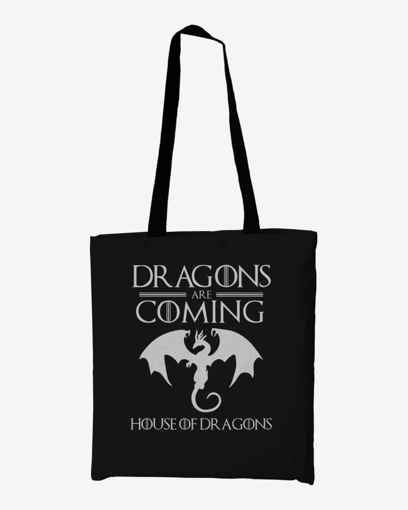 Totebag Dragons are Coming