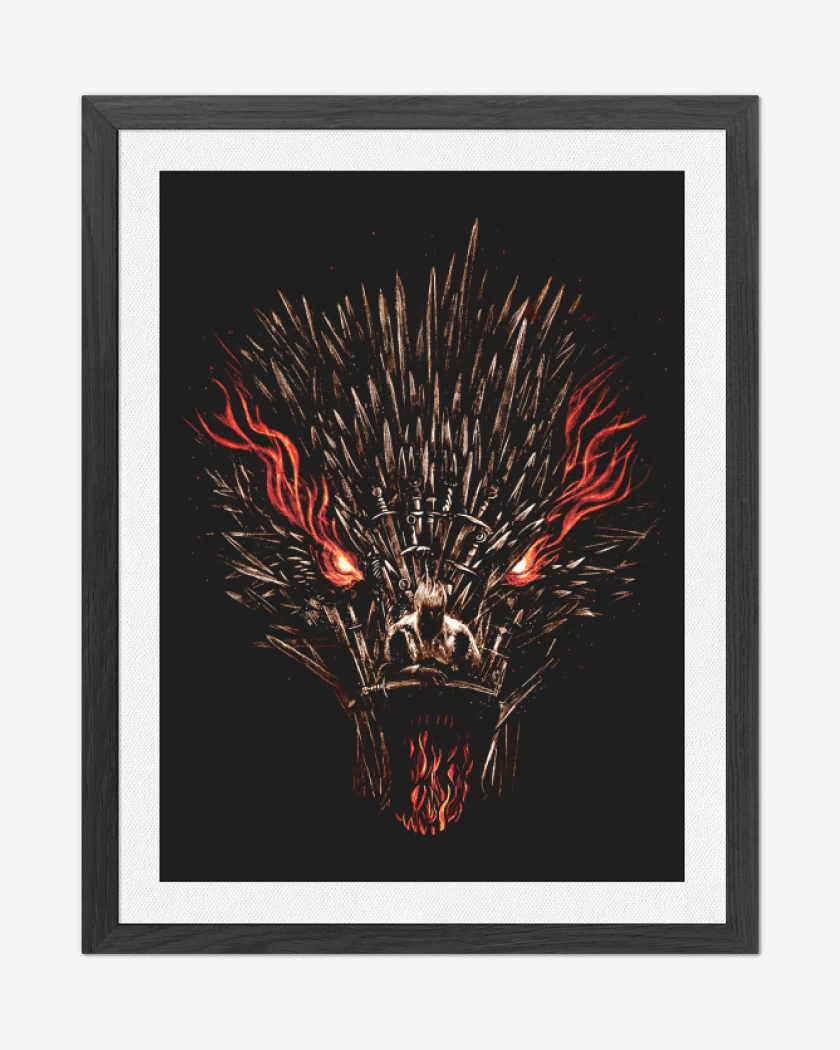 Cuadro decorativo Dragon Throne